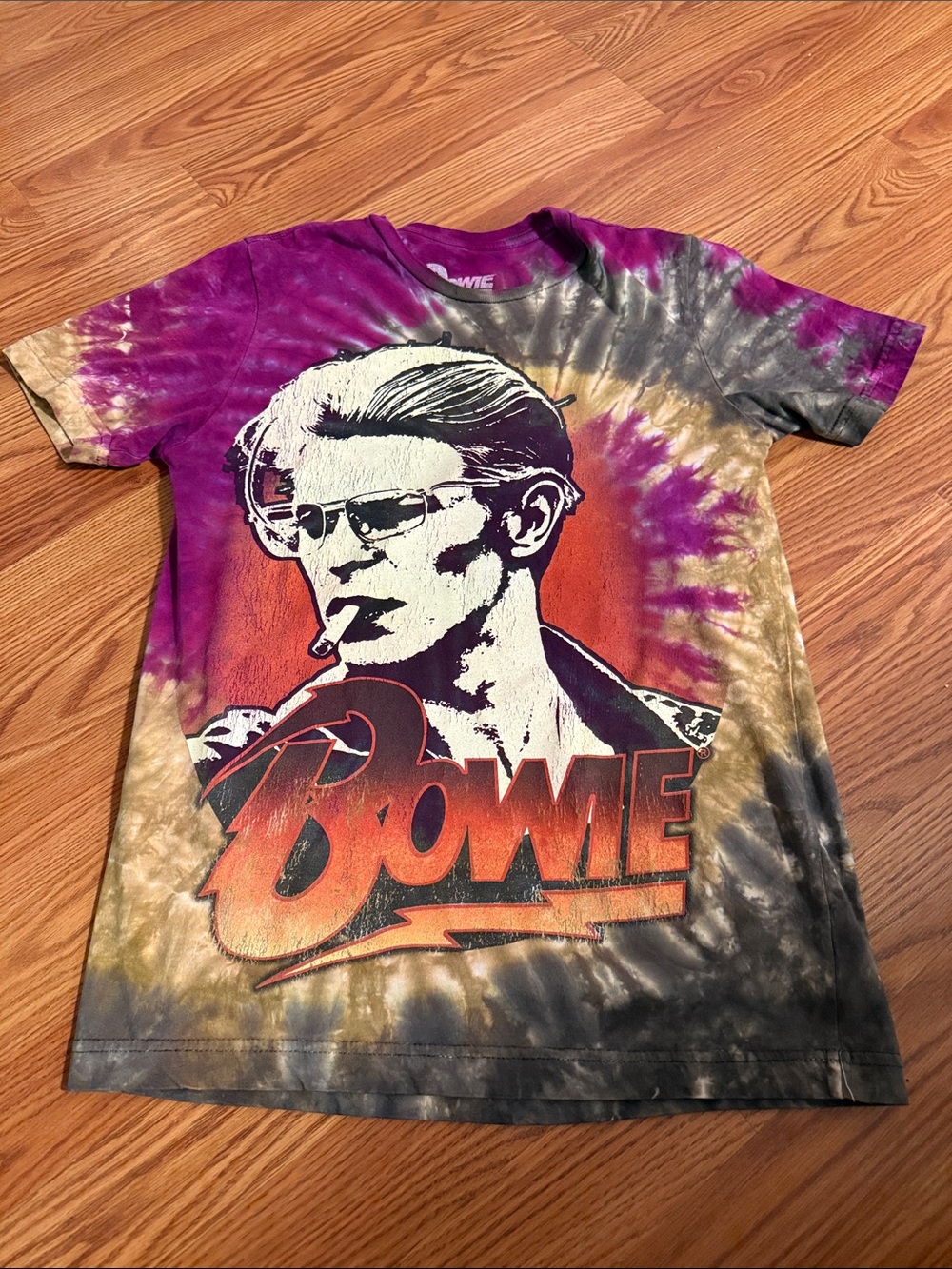 David Bowie Tie-Dye Graphic Tee